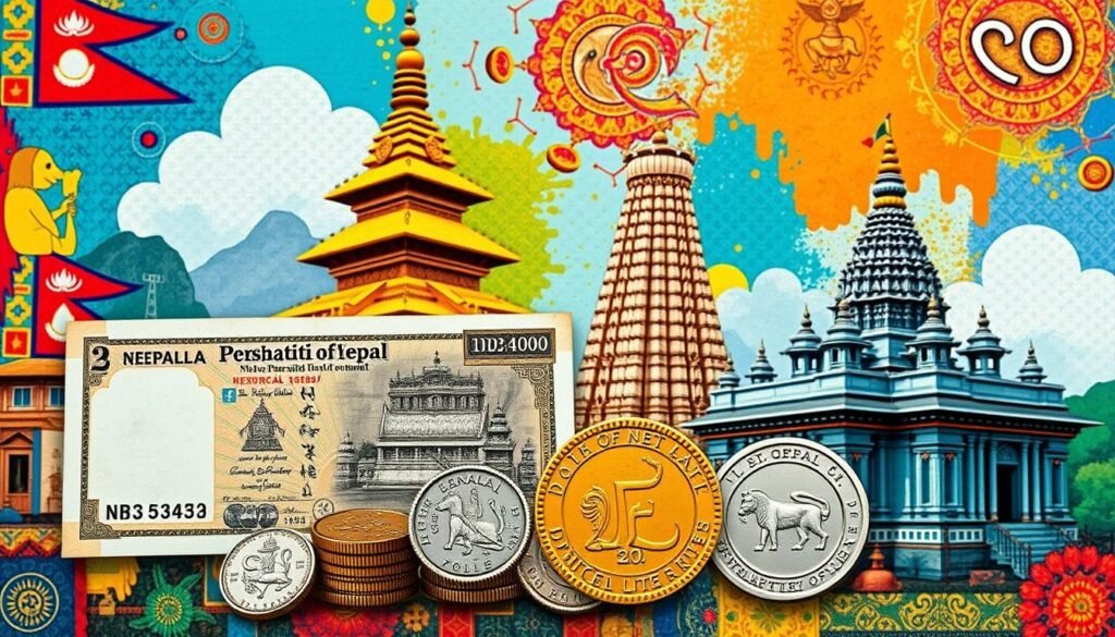 monetary units in Nepal and Sri Lanka