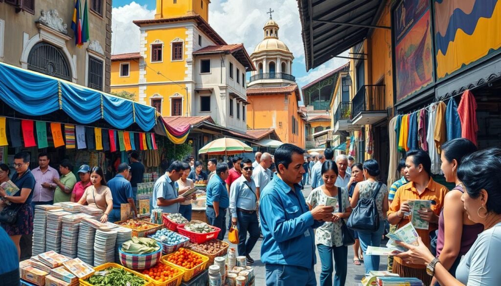 Colombian currency exchange dynamics