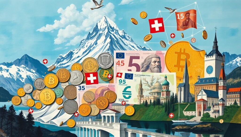 Swiss currency evolution